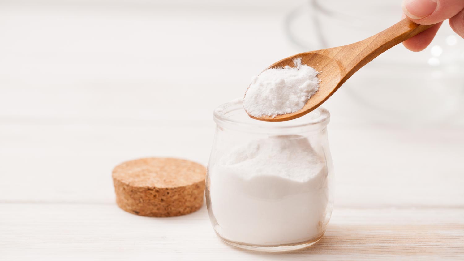 Baking soda in a jar