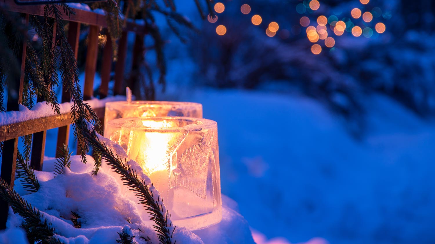 A Christmas outdoor decorations