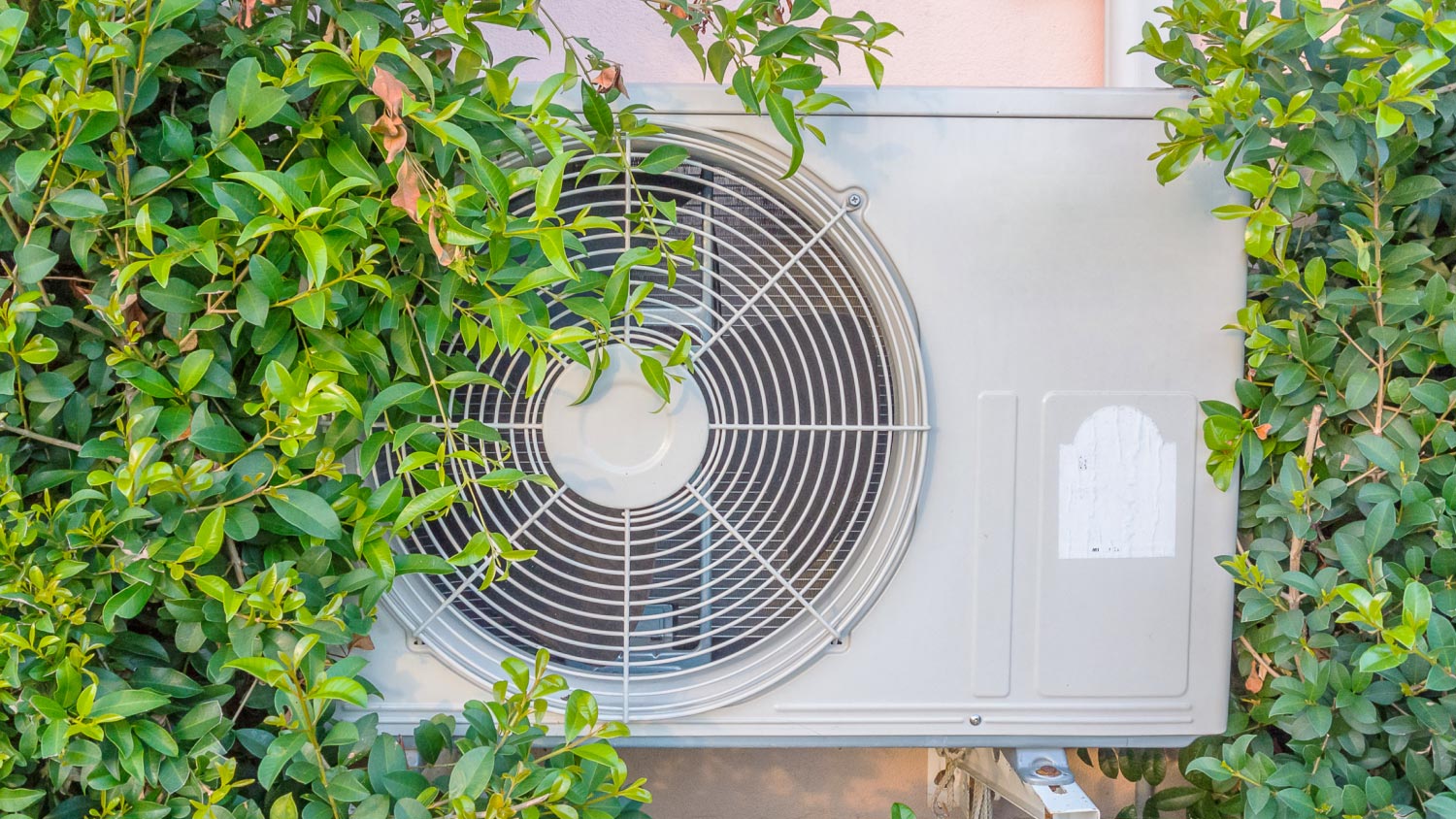 An air conditioning fan coil unit outdoor