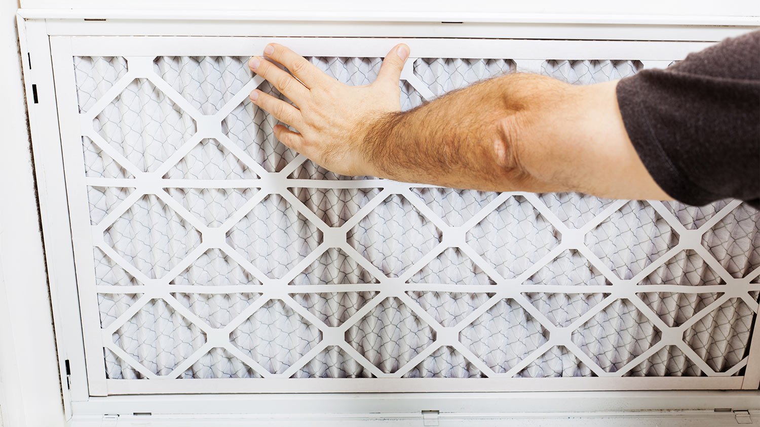 Air vent filter hands install