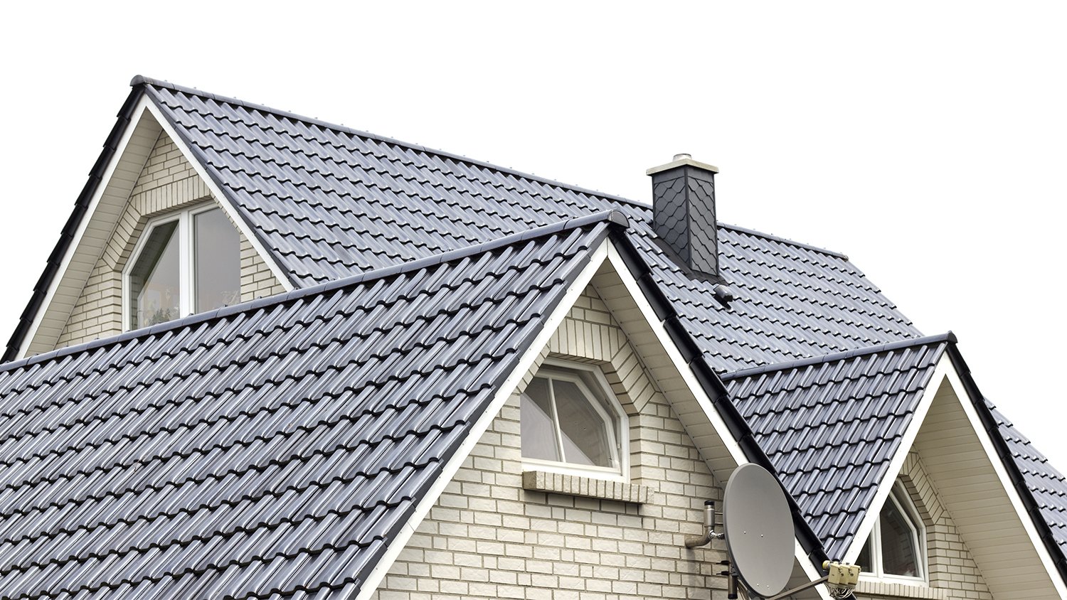 close up of grey roof