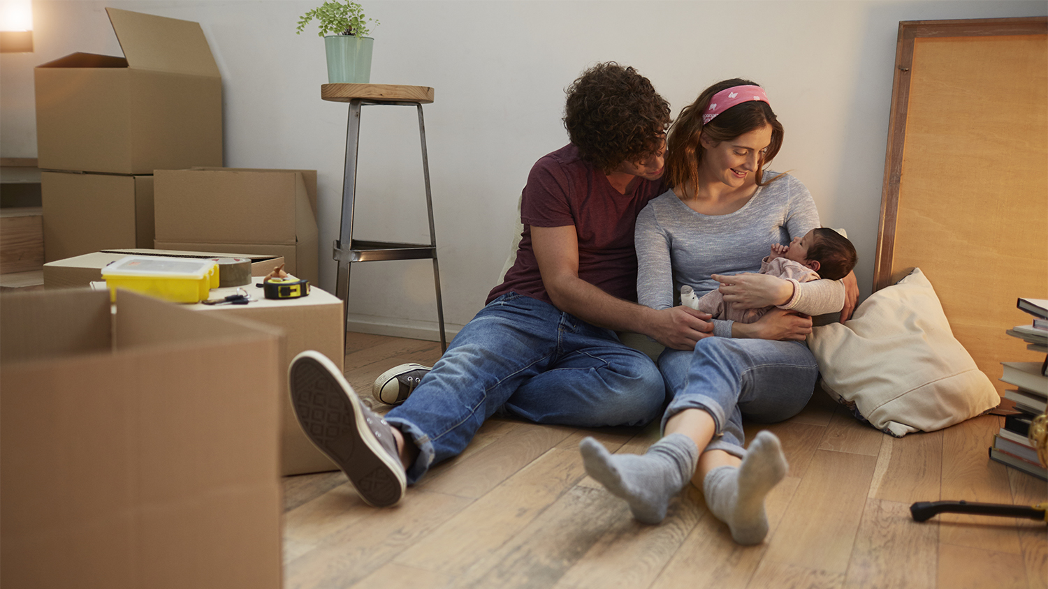parents moving in with newborn baby