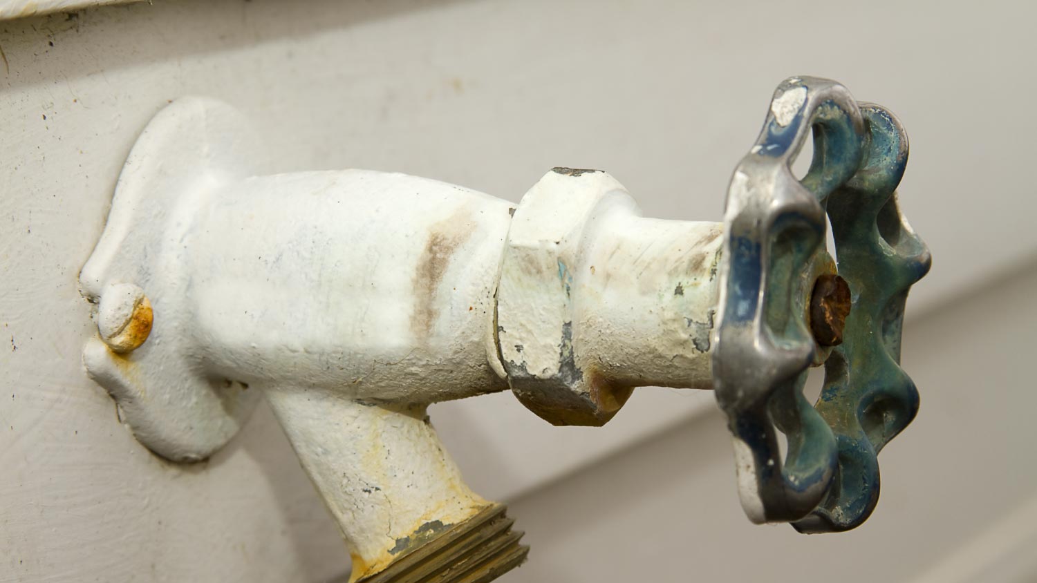 An outdoor spigot