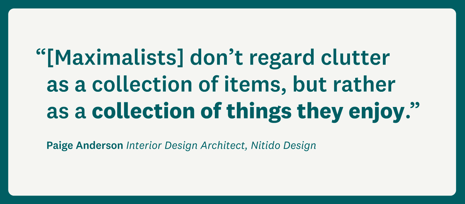 Paige Anderson quote graphic (interior design architect, Nitido Design)