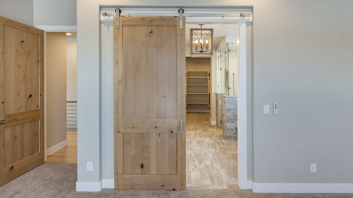 Modern sliding barn door