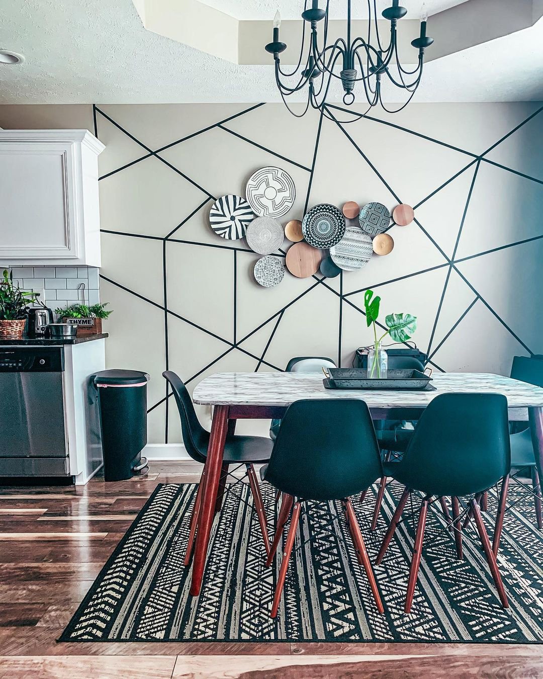 Create Wall Art With Washi Tape