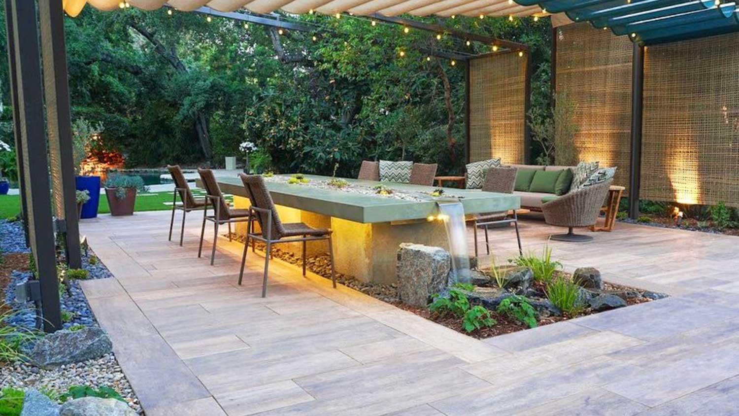 Waterfall table